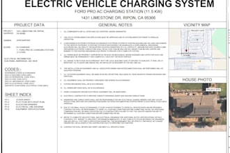 create ev permit plans set