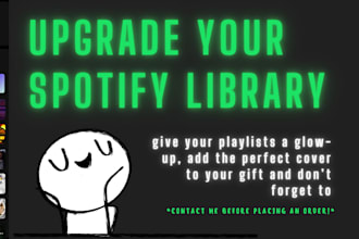create a cool spotify cover for your playlists