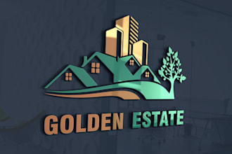 create a professional unique and 3d business logo design