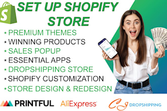 set up shopify store