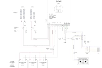 create professional solar electrical schematics and pv layouts in autocad