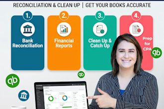 catch up and reconcile your messy quickbooks bookkeeping