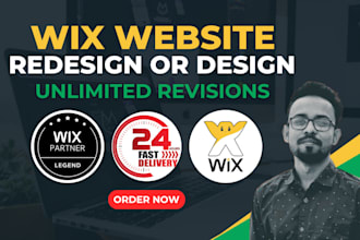 wix website redesign,wix website design, build wix website