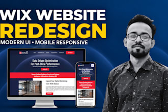 redesign wix website, wix website redesign, wix redesign, wix website design