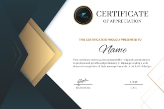 make achievement, gift, business and formal certificates