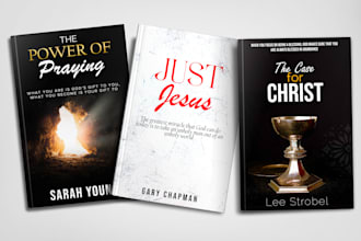 design christian book cover design or religious book cover