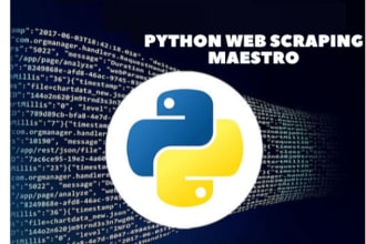 do master python, web scraping, browser automation selenium