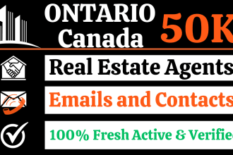 provide ontario canada real estate agents, realtors leads