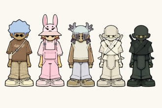 craft a y2k character with stylish and unique customization