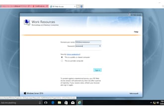 deploy windows rdweb remote desktop web app access