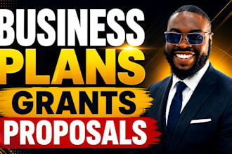 write business plan, grant, business proposal and funding application