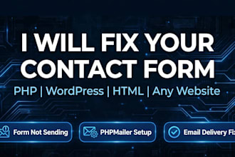 fix your contact form not working, php form, wordpress