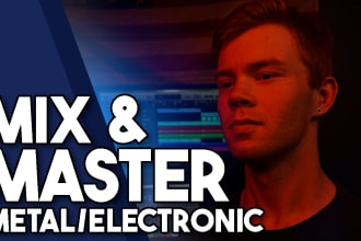 mix and master your rock, metal, and electronic music