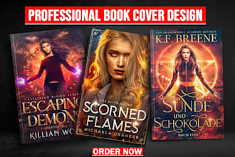 design a professional book or ebook cover, paperback cover