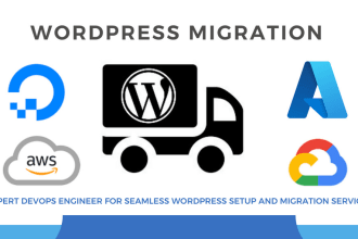 migrate wordpress and websites, azure devops cicd, AWS, gcp