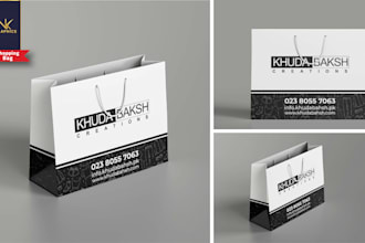design professional shopping bag, paper bag, and packaging
