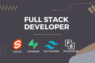 do expert sveltekit with supabase full stack web development