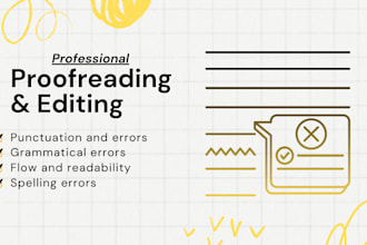 proofreading your writing project