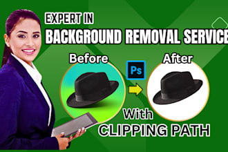 do background removal with clipping path service