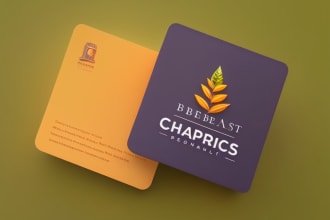 create new and amazing square business card design