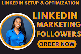 organic linkedin marketing promotion, mange and optimize your profile