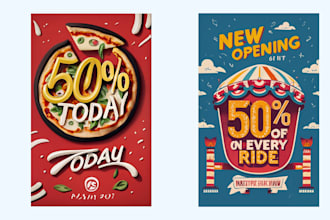 do awesome custom typography poster