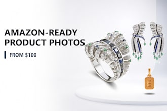 shoot product photography on a white background for amazon