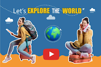 design eye catching you tube thumbnail design asap