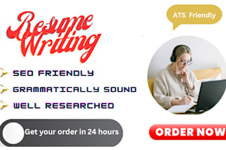provide 12 hours customized resume and cover letter service