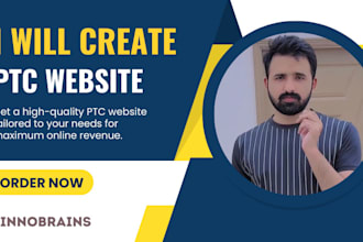 create a high quality PTC website for you