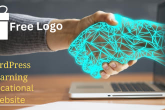 built wordpress elearning, educational course website by learn dash or elementor