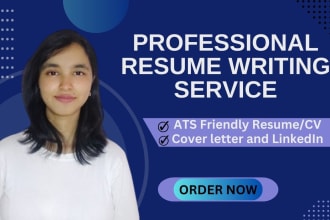 do professional ats resume writing service, cover letter and linkedin