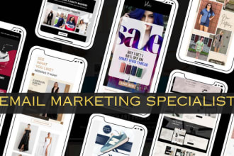 design custom email templates newsletters and klaviyo flows