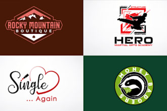 professional logo design modern, creative, and memorable