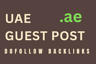 do uae guest post backlink in englis or arabic