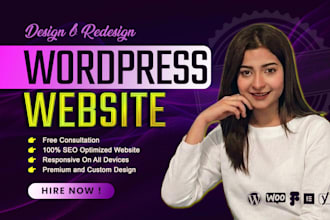 be website builder for wordpress website design or wordpress website development