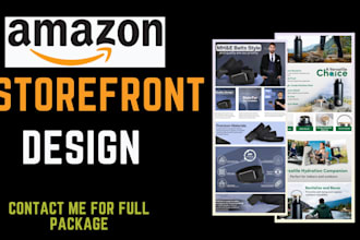 design amazon storefront and amazon brand store