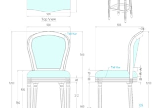draw cad furniture and house