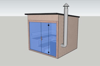 create sketchup models for saunas