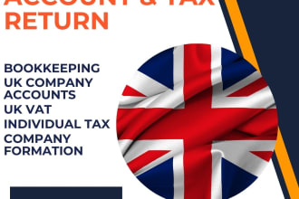 prepare UK corporate annual accounts and UK tax return hmrc