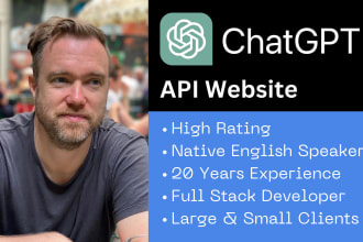 develop a webapp based on the ai chatgpt API