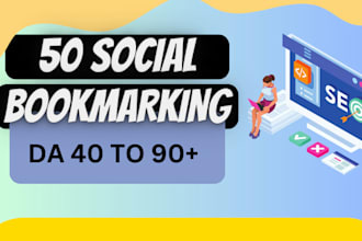 do whitehat social bookmarking backlinks manually on high da