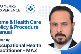 develop health care and day care policy, procedure manual