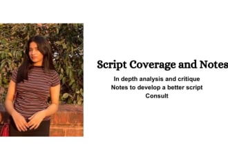 write professional coverage of your scripts