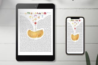 do cookbook design for amazon KDP