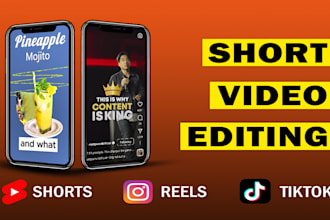 edit viral shorts, reels for youtube, instagram, tiktok