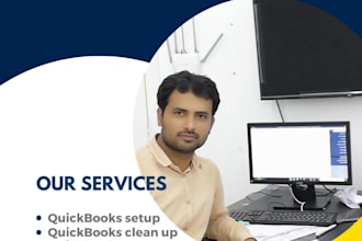 do setup, clean up and quickbooks online bookkeeping