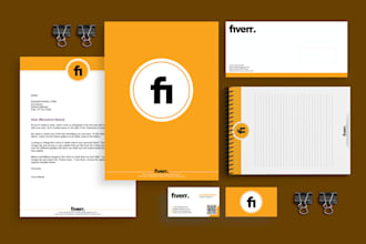 design logo business card letterhead folder all stationery