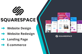 design or redesign your squarespace website