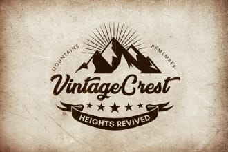 design retro vintage t shirt logo or hand drawn illustration for business